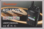 Original Owner's Manual - KG-UV2D